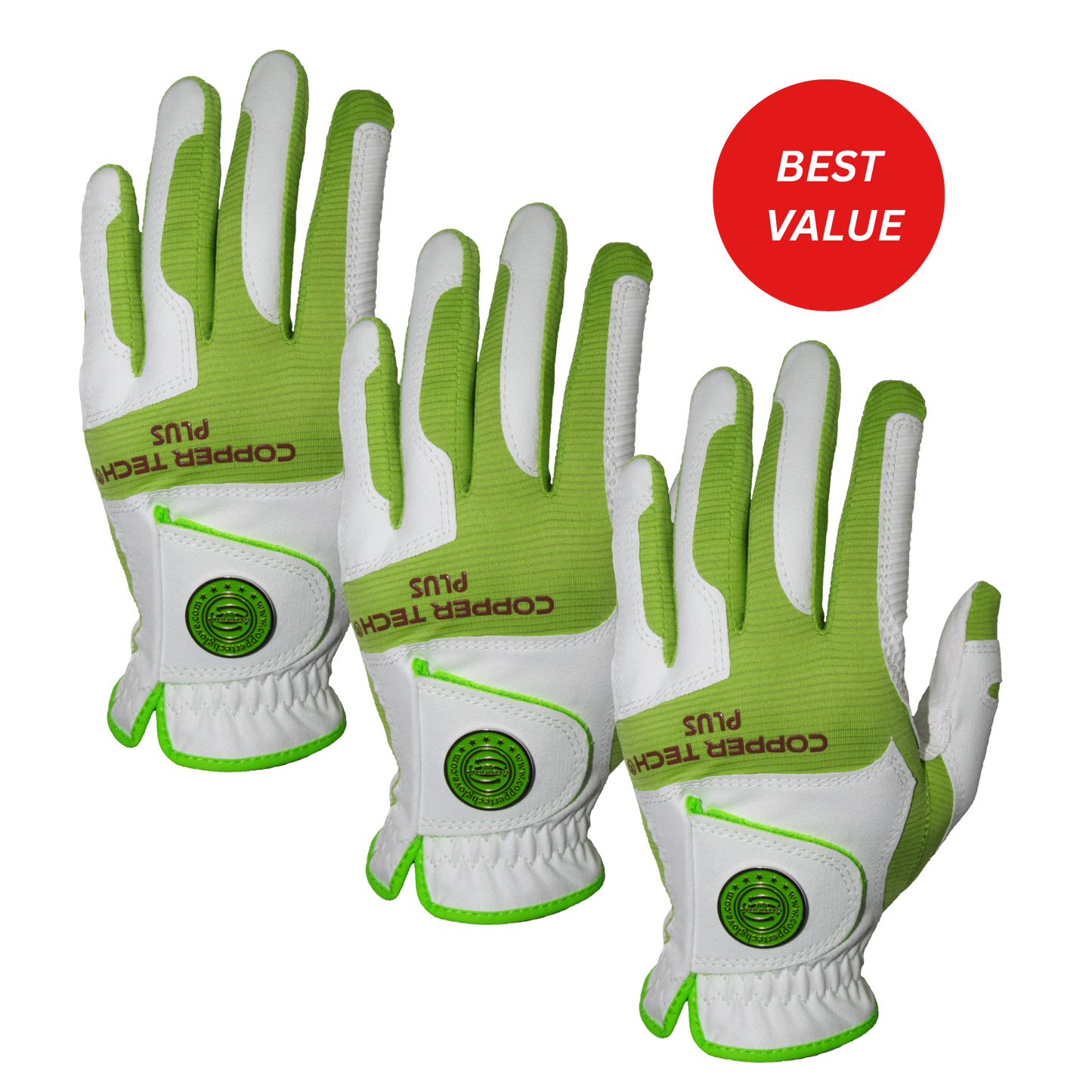 Copper Tech All-Weather Glove for Women 3-Pack