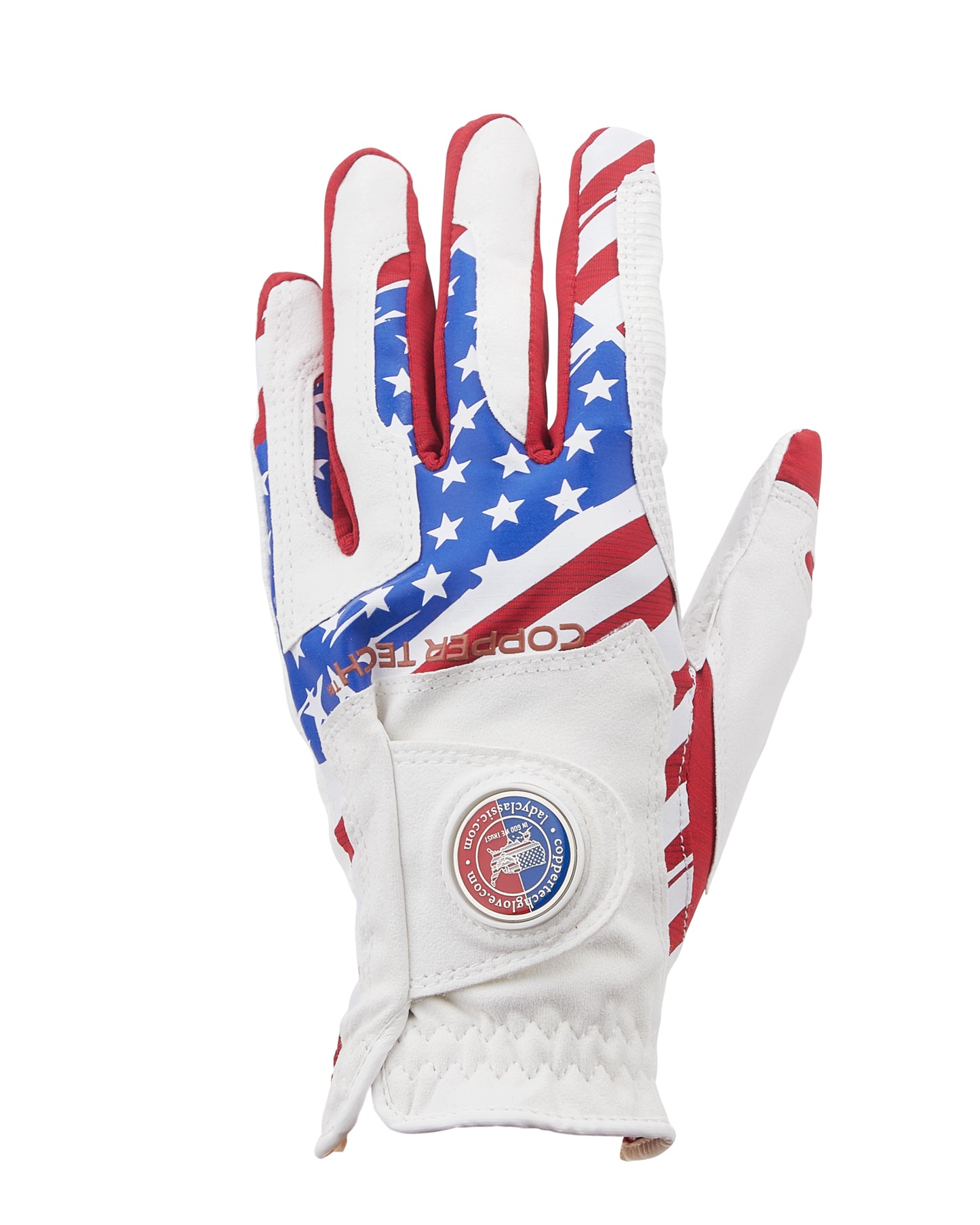 Copper Tech Golf Glove, USA, 2-Pack