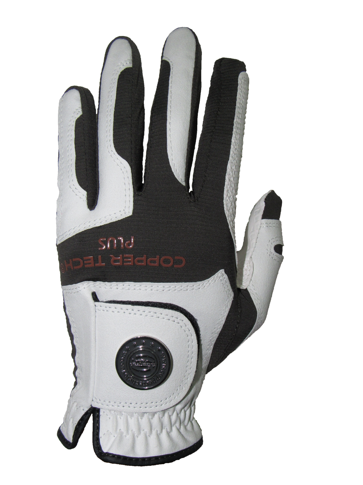 Copper Infused Golf Glove White/Black