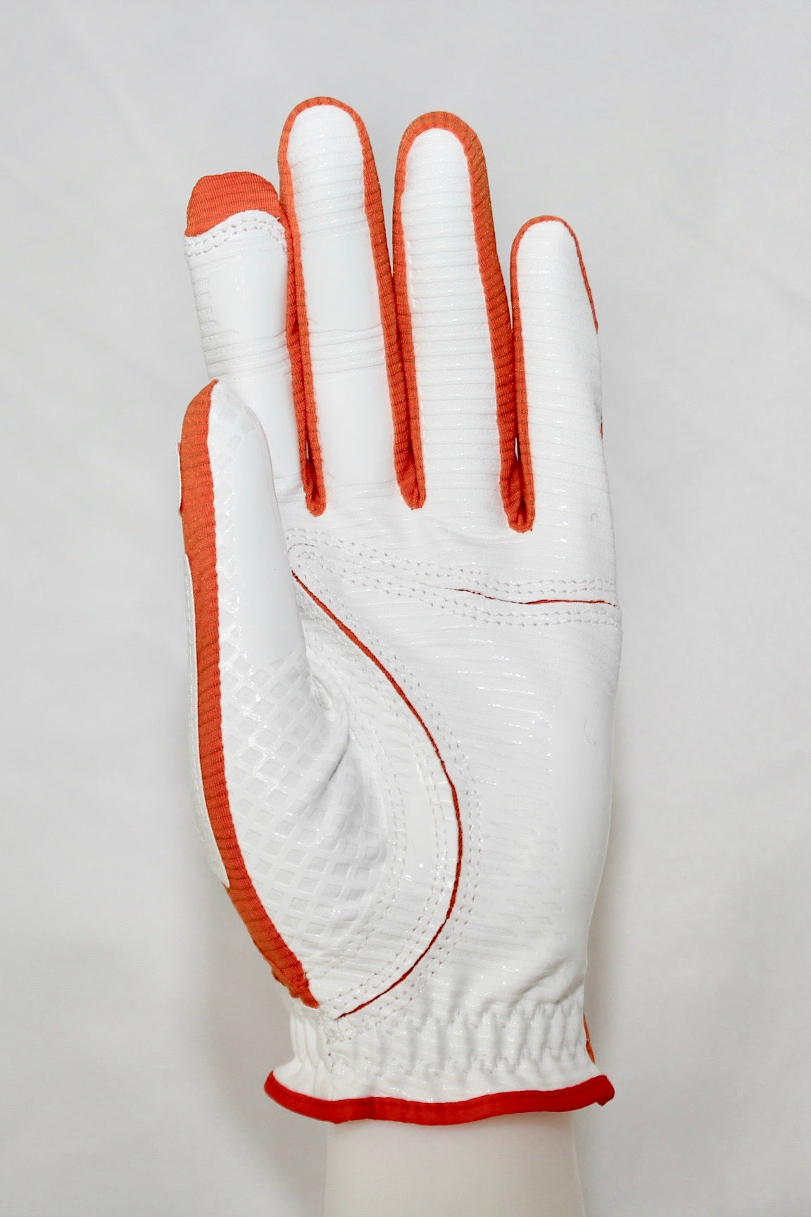 Copper Infused Golf Glove White/Orange