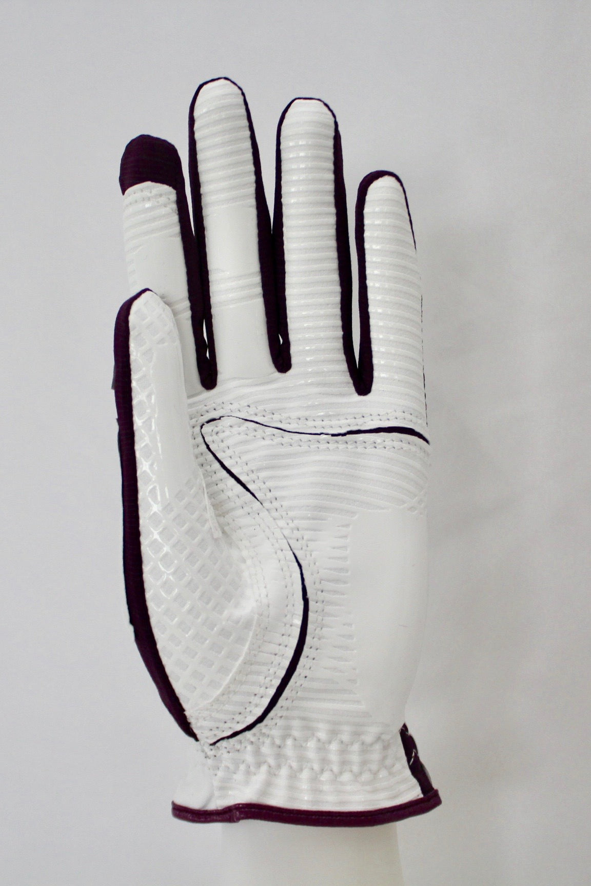 Copper Infused Golf Glove White/Plum