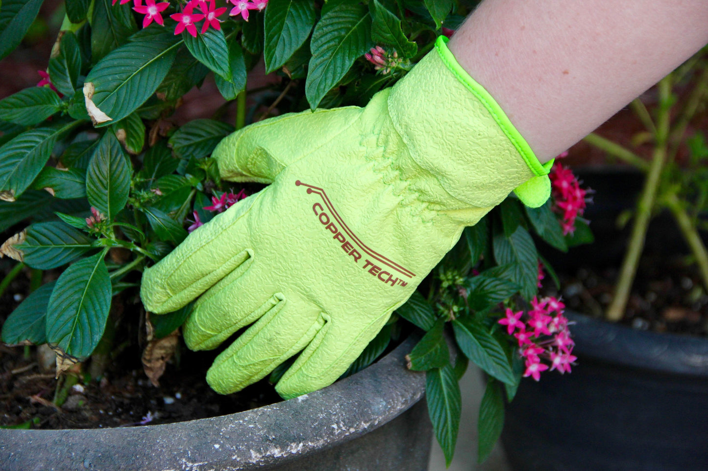 Copper Infused Gardening Gloves        Multiple Colors