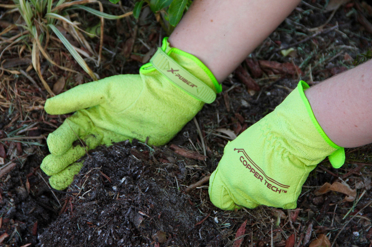Copper Infused Gardening Gloves Multiple Colors