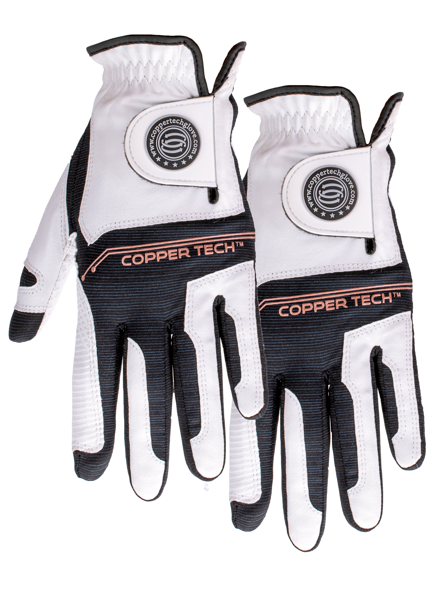 golf handschuhe Copper Tech Golf Gloves Men 2 Pack | Copper Compression Wrist & Joint Support