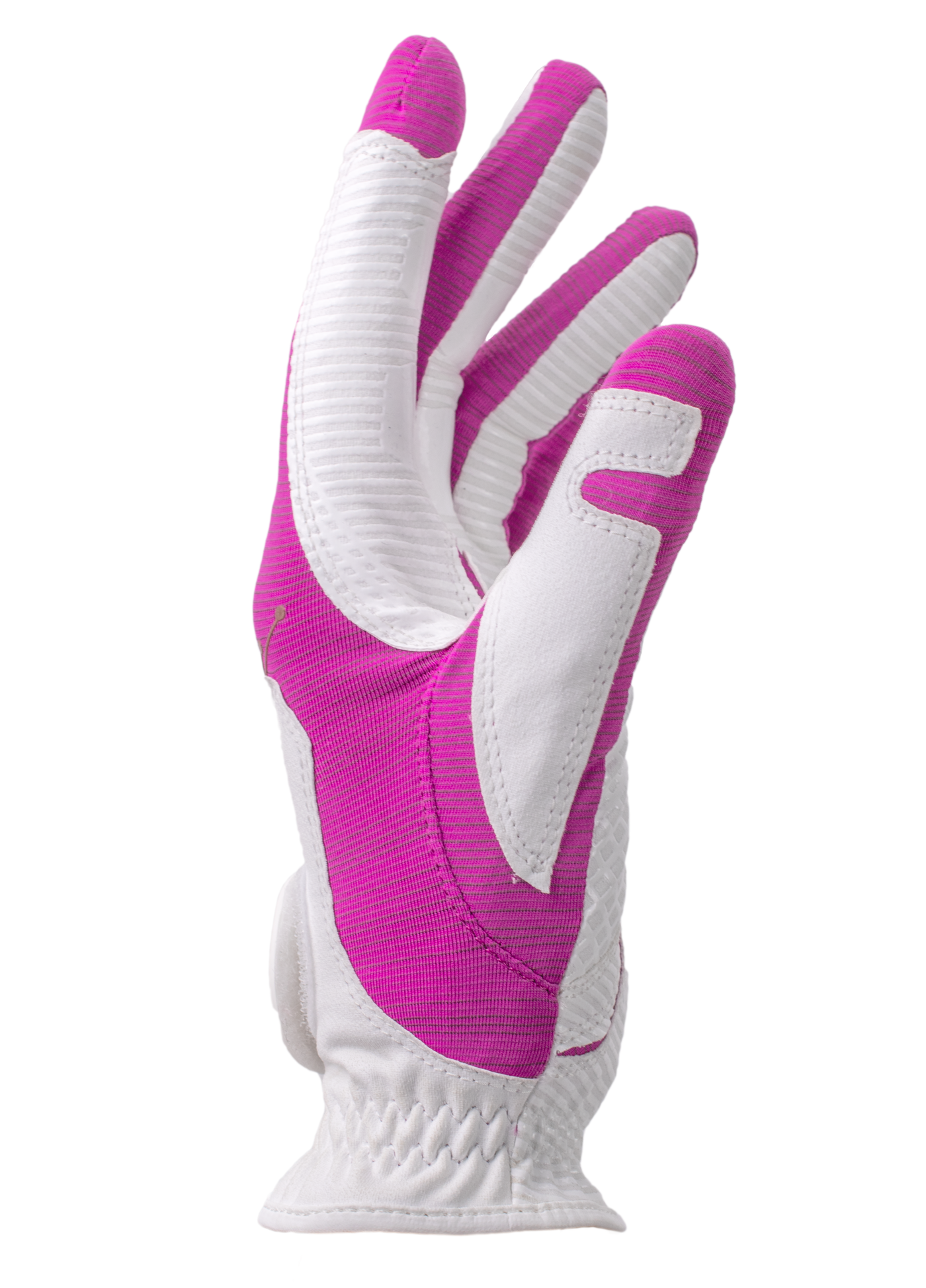Copper Tech Golf Glove, White/Fuchsia, 2-Pack