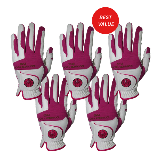 Copper Tech All-Weather Glove for Women 5-Pack