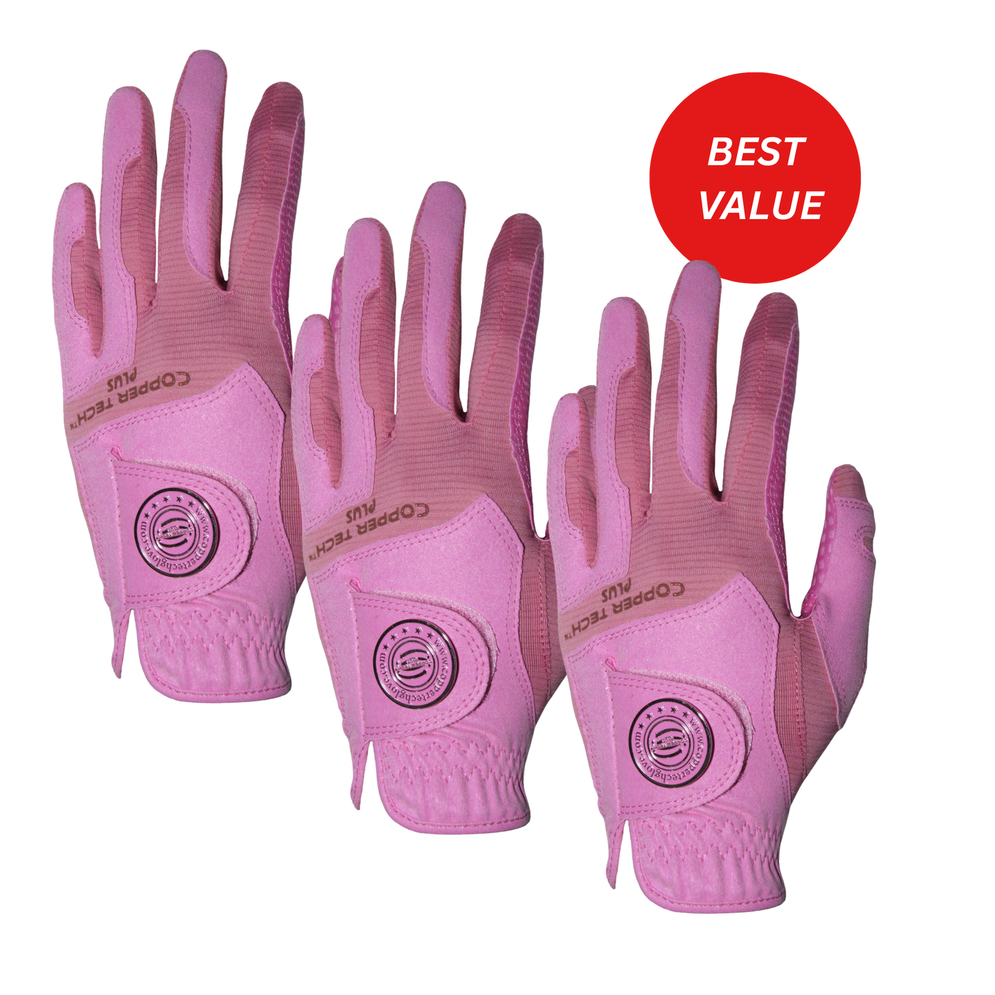 Copper Tech All-Weather Glove for Women 3-Pack