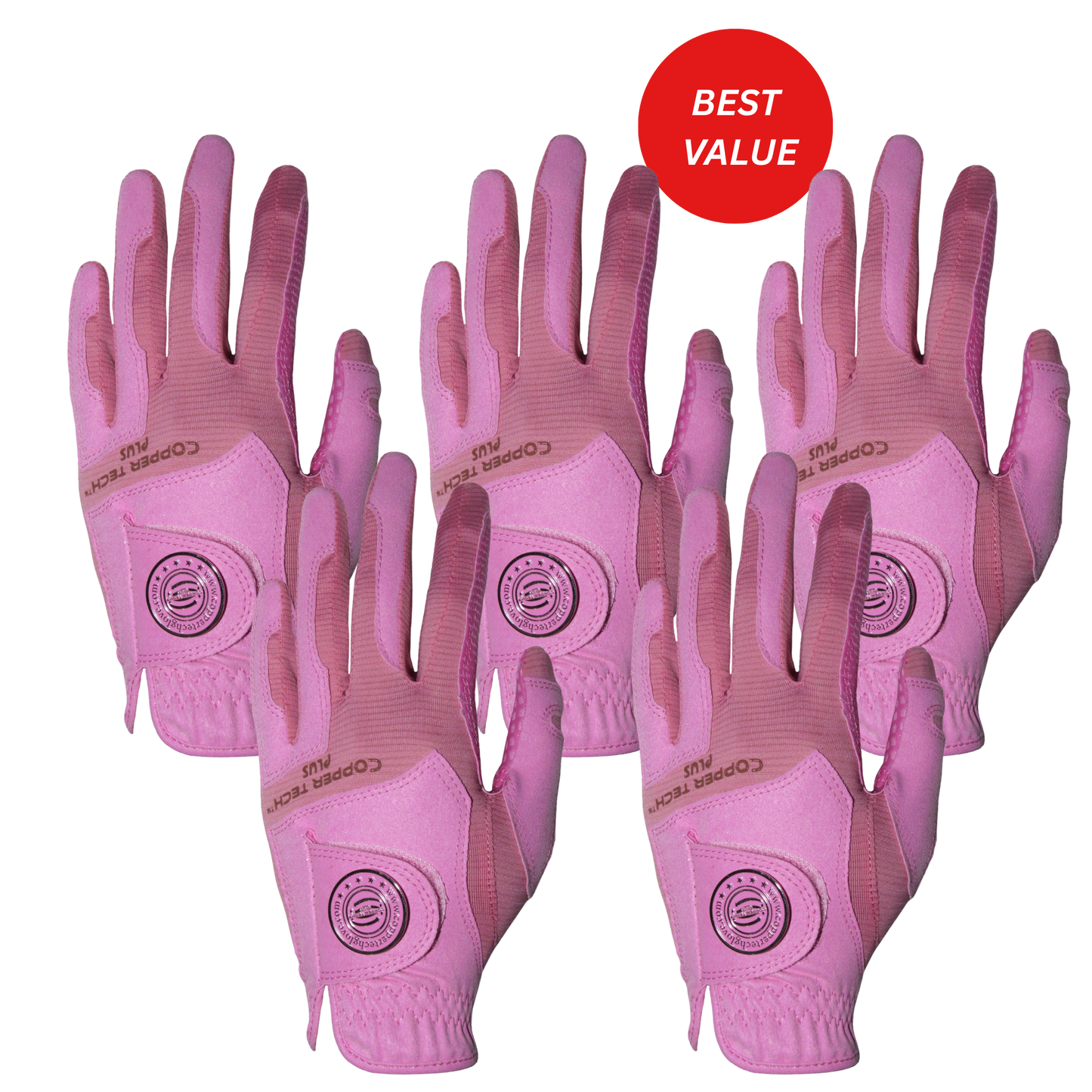 Copper Tech All-Weather Glove for Women 5-Pack