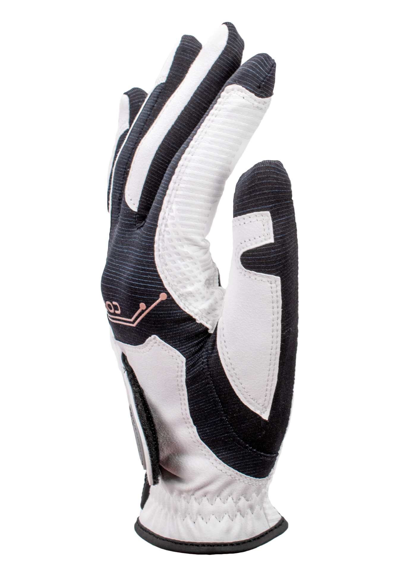 Copper Tech Golf Glove, White/Black, 3-Pack