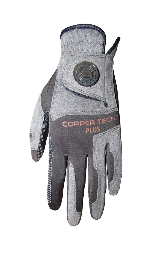 Copper Infused Golf Glove Charcoal/Grey