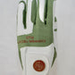 Copper Infused Golf Glove White/Hunter Green