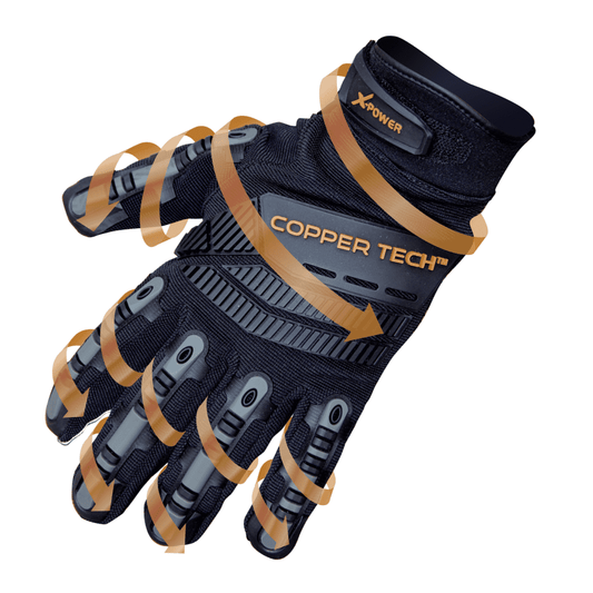 Copper Infused Workman/Mechanic Gloves - MASTER PRO (PAIR)